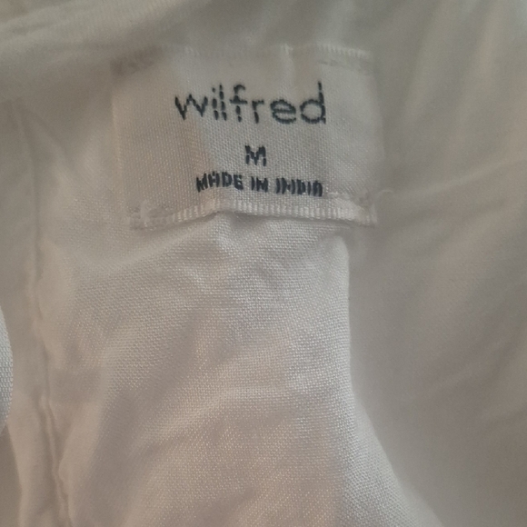 Wilfred  Women's White Ruffle Mini Dress Size M - Picture 7 of 12